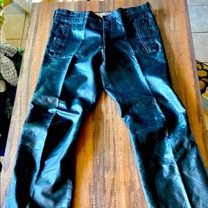 Vintage leather motorcycle pants